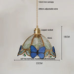 Afralia™ Glass LED Pendant Light Fixture Walnut Wood Copper Hanging Lamp