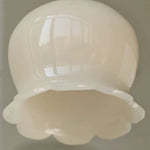 Afralia™ Cream Resin LED Wall Lights with Pull Chain Switch - Vintage Copper Bedside Lamp