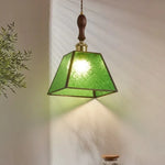 Tiffany Style Colorful Glass LED Pendant Light for Bar Loft Cafe Bedroom