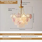 Modern Crystal Pearl Chandelier for Living Room, Bedroom, Dining Room