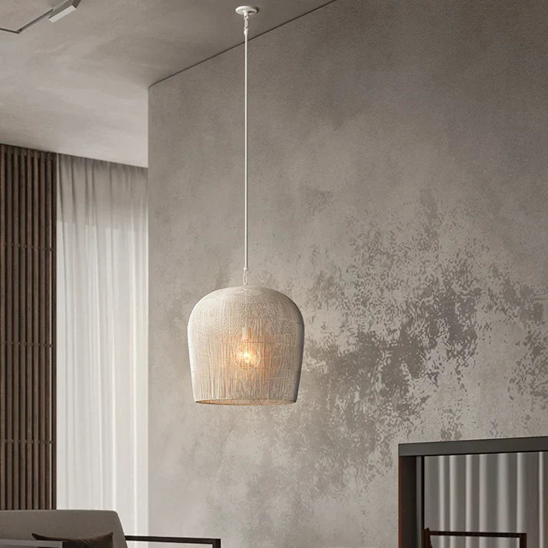 Rattan LED Pendant Lights for Dining Room, Bar, and Bedroom
