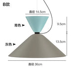 Macaron Pendant Light for Bedroom Kitchen Dining Room