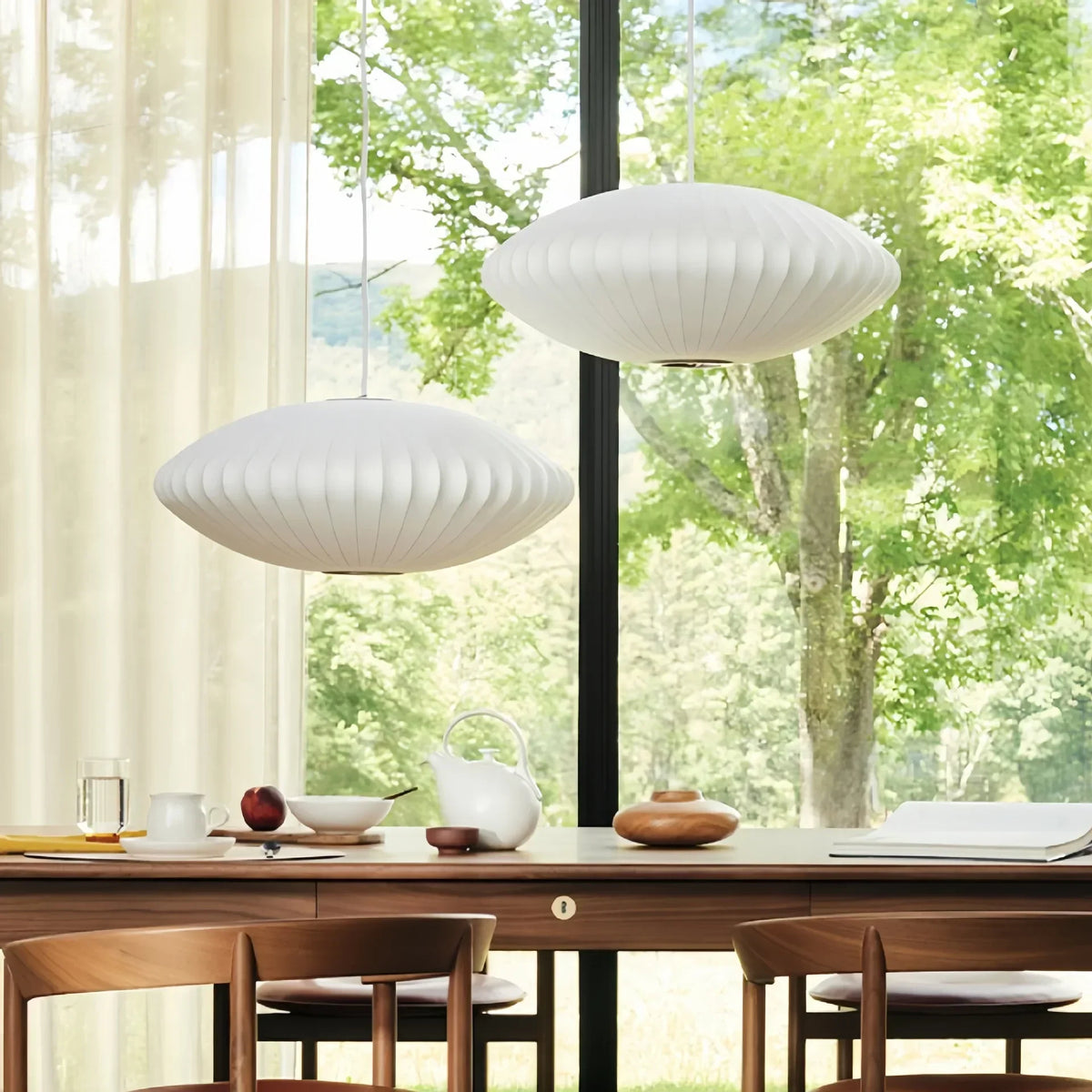 Bubble Silk Pendant Chandelier for Dining Living Room Kitchen Island & Bedroom