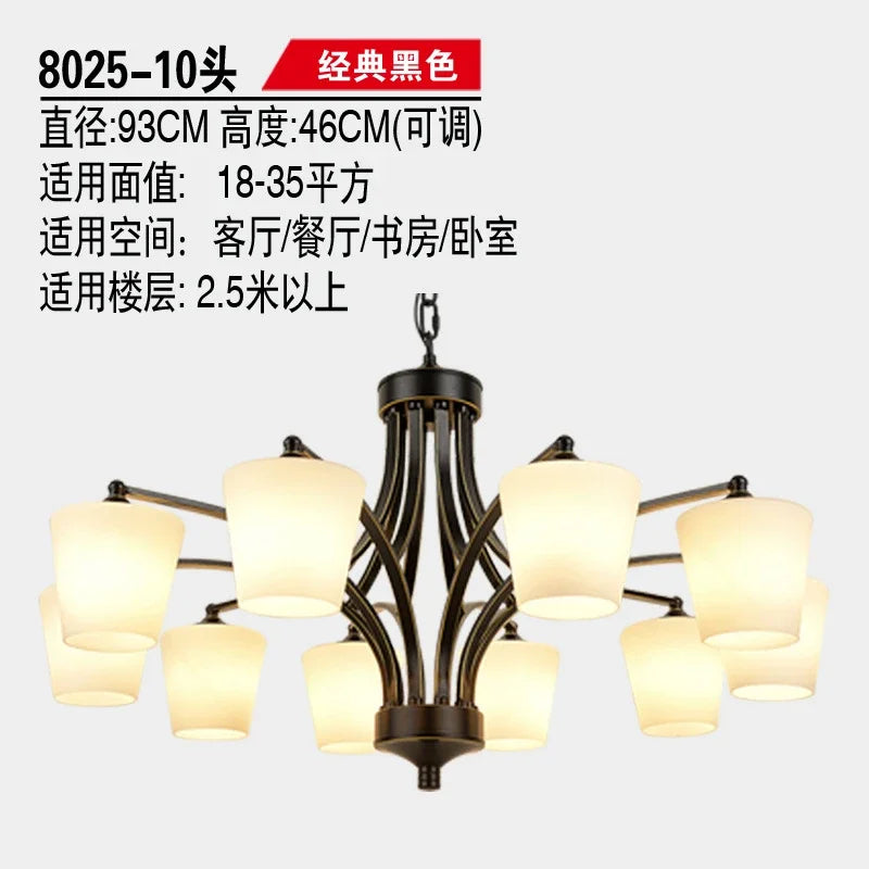 Modern Loft Ceiling Chandelier Lights for Living Room, Bedroom, Kitchen - Indoor Pendant Lamps & Hanging Fixtures
