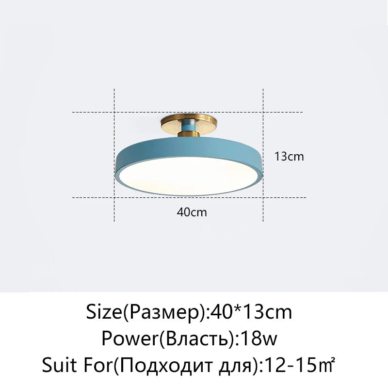 LED Ceiling Lamp for Living Room Study Child Bedroom Indoor Lighting