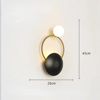 Elegant LED Wall Sconce - Nordic Bedroom & Living Room Decor Light