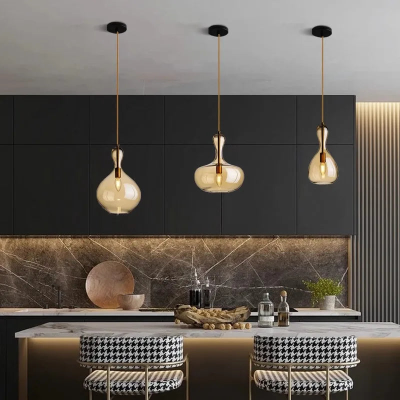 Modern LED Pendant Chandeliers for Living and Dining Rooms