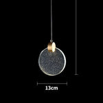 Modern Crystal Pendant Light for Bedroom and Living Room Decor