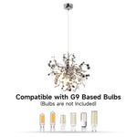 Nordic Dandelion Chandelier by - Modern Ceiling Lamp for Living Room Dining Decor