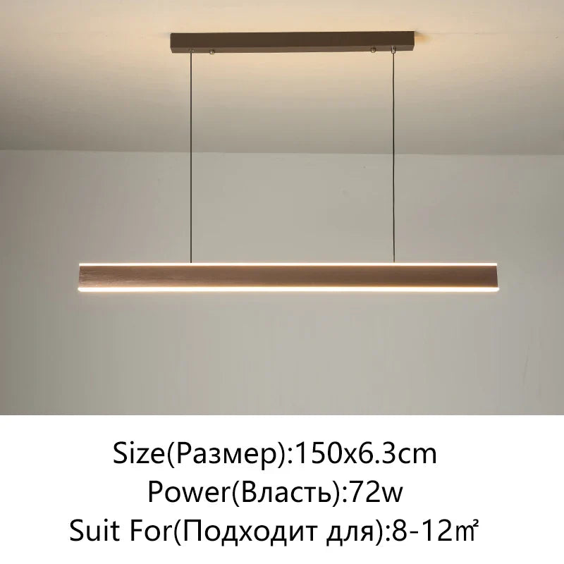 Minimalist LED Chandelier for Home Villa Living Room Bedroom Dining Study Lighting
