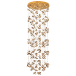 Crystal Staircase Chandelier | Modern Elegant Loft Villa Lighting Fixture