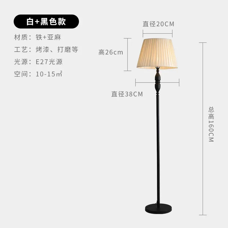 Nordic Style LED Floor Lamp Creative Personality Decoration Bedroom Study Lamp