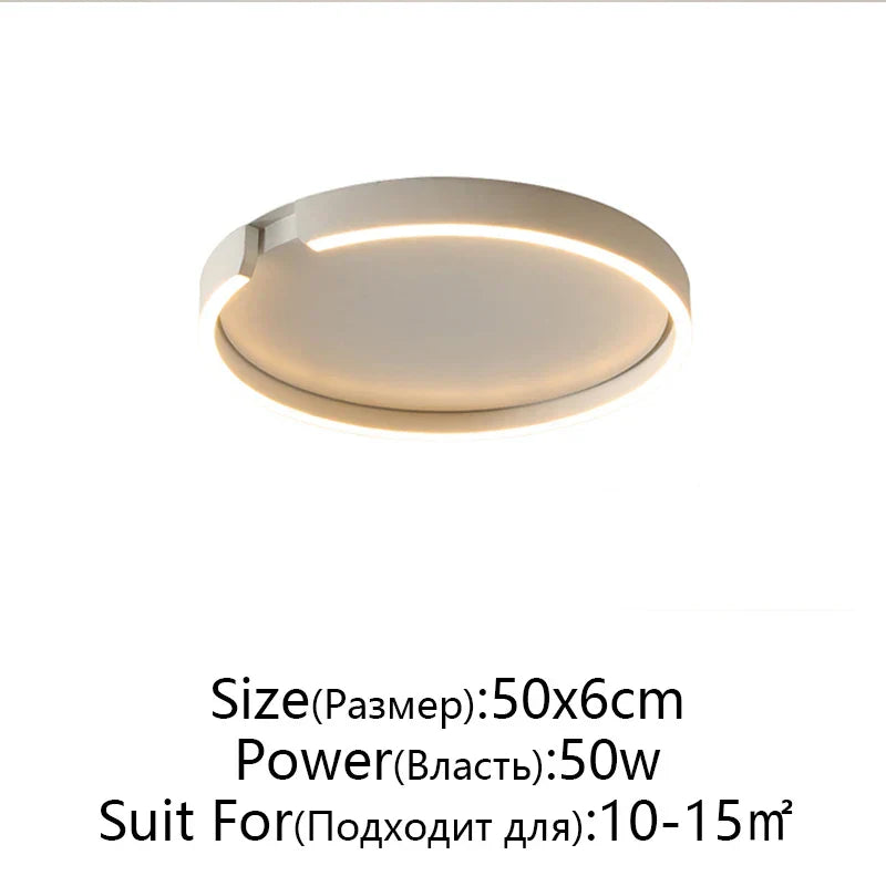 RoseGold LED Ceiling Light for Home Living Room Bedroom Dining Room