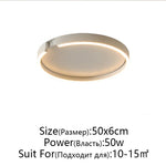 RoseGold LED Ceiling Light for Home Living Room Bedroom Dining Room