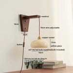 LED Glass Sconce Wall Lamp Nordic Stair Light Fixtures