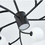 Nordic Glass Ball LED Ceiling Chandelier for Home Decor Fixture