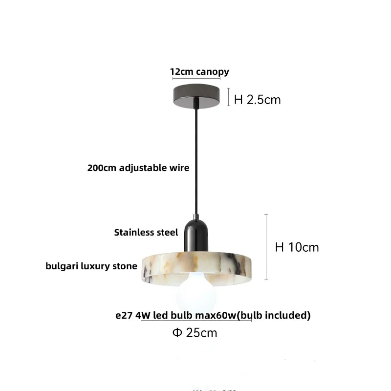 Afralia™ LED Pendant Lamp Adjustable Wire Globe Hanging Light Fixtures