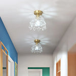 Crystal LED Ceiling Light Luxury Modern Chandelier for Living Room Hallway