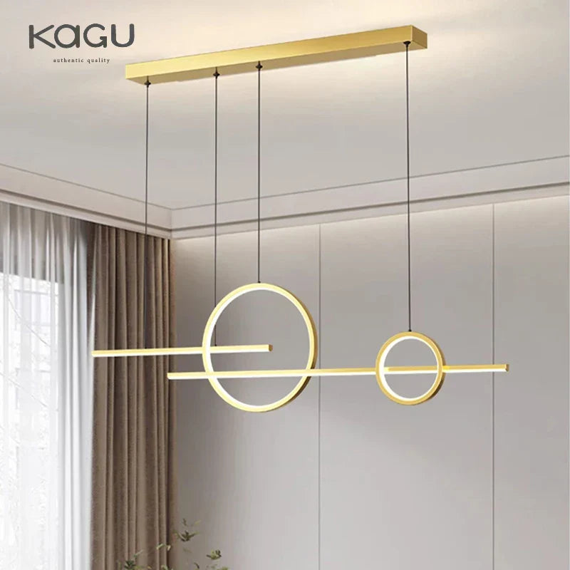 LED Dining Room Pendant Chandelier for Living Room, Study, and Bar Counter