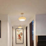 Glass Copper LED Ceiling Light Fixture for Home Decor Porch Hallway Room