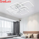 LED Square Chandelier Ceiling Light for Living Room Bedroom