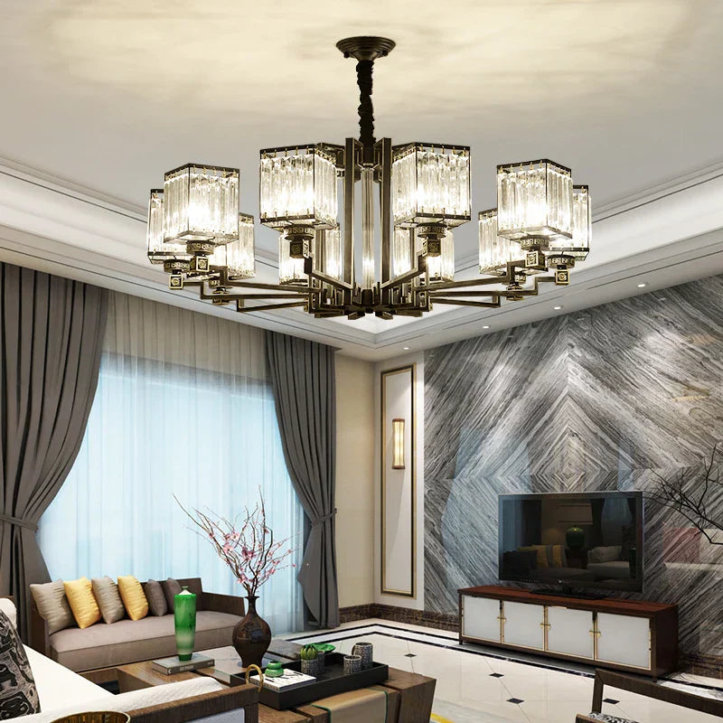 Luxury Crystal Chandelier for Living Room Dining Bedroom Hall Home Lighting