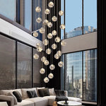 Nordic Stair Chandelier Ceiling Light Set for Living and Dining Room