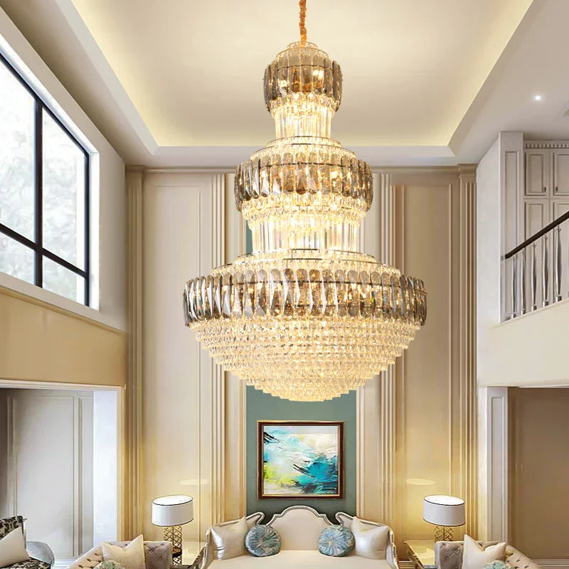 Afralia Luxury Crystal Chandelier for Elegant Spaces