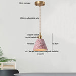 Wood LED Pendant Lamp Japan Style Wabi Sabi Hanging Light Fixtures