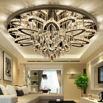 Dimmable LED Crystal Chandelier Chrome Ceiling Light Fixture