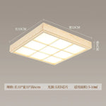 Modern Wood Ceiling Chandelier LED Lights for Living Room and Kitchen