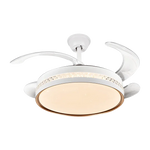 Modern Minimalist Integrated Ceiling Fan Lamp