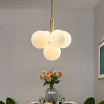 Glass Ball Pendant Chandelier for Kitchen Living Room Bedroom