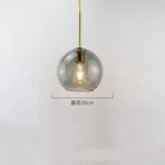 Glass Ball LED Pendant Lights for Chic Home Decor and Lighting