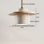 Yellow Cave Stone LED Pendant Lamp Modern Hanging Light Fixtures