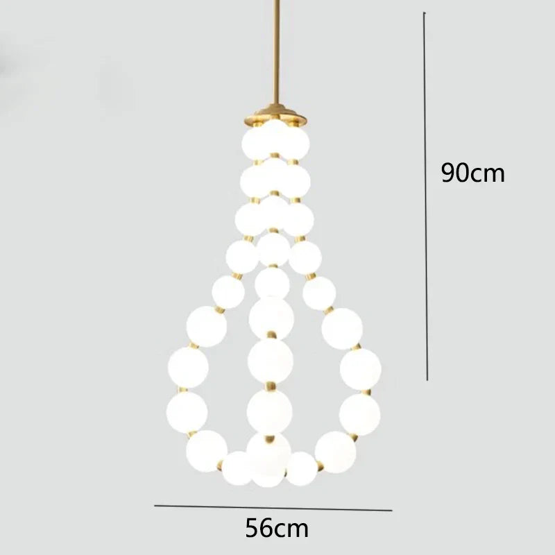 Nordic Home Stair Chandelier Living Dining Pendant Ceiling Indoor Lighting