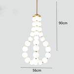 Nordic Home Stair Chandelier Living Dining Pendant Ceiling Indoor Lighting
