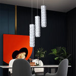 Modern K9 Crystal Chandelier Pendant Light for Living Dining Room Home Decor