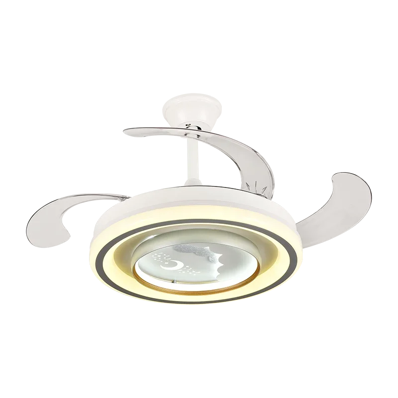 Smart Ceiling Fan Light Remote Control Slient Design