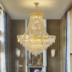 Crystal Chandelier for Duplex & Villa Living Rooms