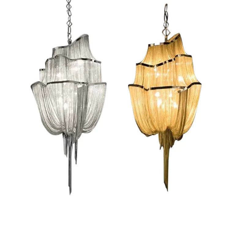 Modern Chain Chandelier for Luxury Dining Table and Home Decor