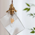 Glass LED Pendant Lights: Nordic Modern Hanging Chandelier