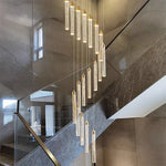 Nordic Home Decoration Stair Chandelier Living Room Dining Ceiling Light