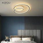 Modern Black & White LED Ceiling Chandelier for Home Decoration