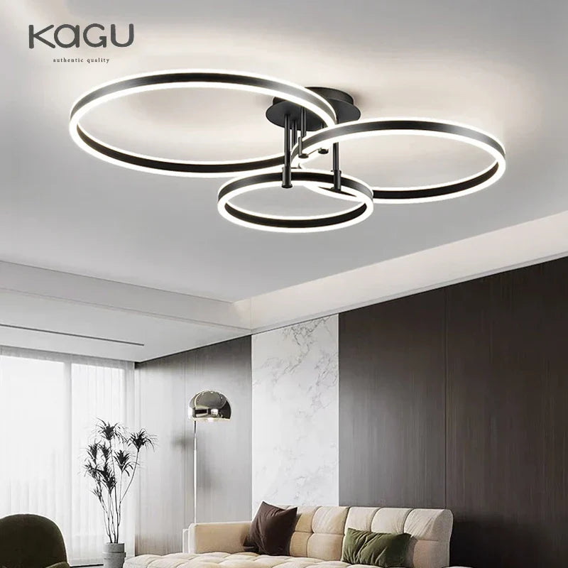 Modern LED Chandelier for Living Room Bedroom Ceiling Lighting