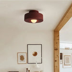 Nordic Wabi Sabi LED Ceiling Light Fixture for Modern Bedroom Decor
