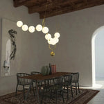 Glass Ball Pendant Chandelier: Nordic Luxury Ceiling Light