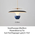 Saucer LED Pendant Lamp for Home Decor and Dining, Designer UFO Light