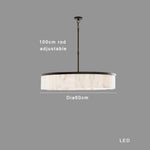 Round Marble Chandelier Ceiling Light Fixture for Kitchen Dining Room