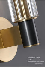Luxury Copper Moon Wall Light - Decorative LED Wall Lamp for Home Bedroom